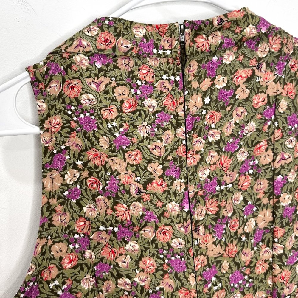 Jamie Brooke Wide-Leg Floral Print Vest Jumpsuit Vintage 90s Women’s Size M - Picture 10 of 16